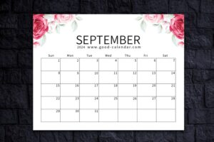 September 2024 calendar printable